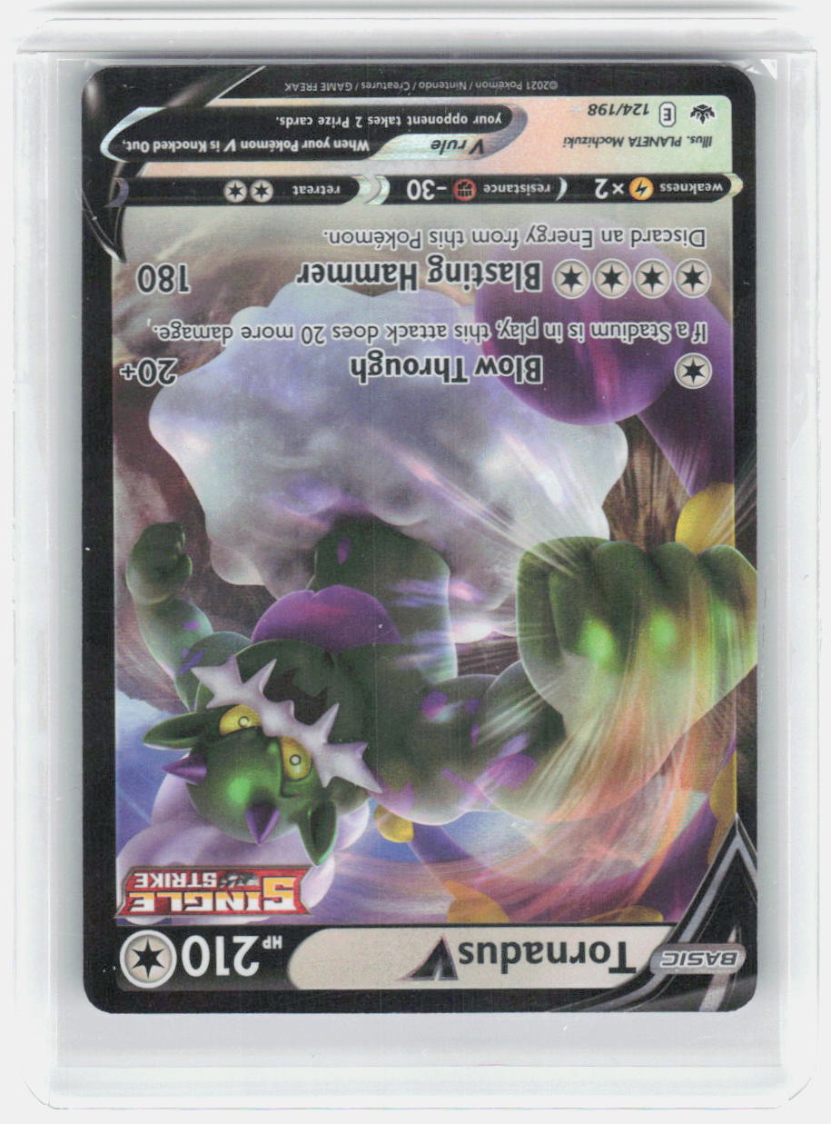 Tornadus V Holo Ultra Rare SWSH06: Chilling Reign 124/198 NM