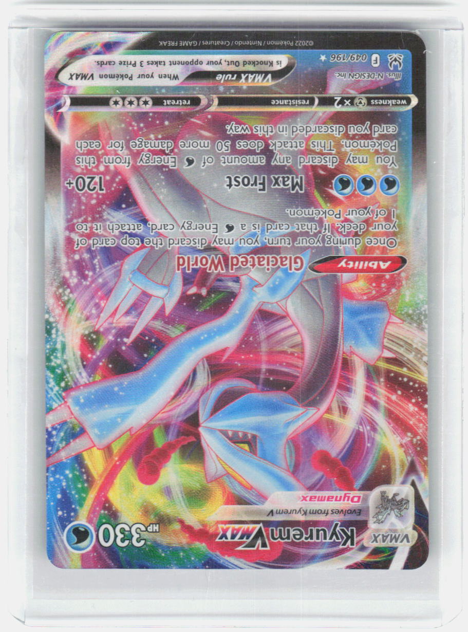 Kyurem VMAX Holo Ultra Rare SWSH11: Lost Origin 049/196 NM