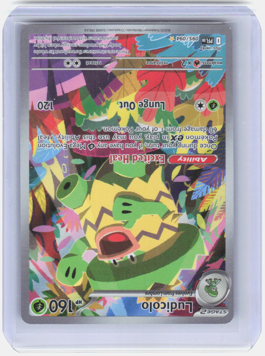 Ludicolo Holo Illustration Rare ME02: Phantasmal Flames 095/094 NM