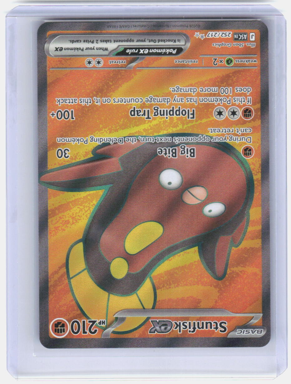 Stunfisk ex Holo Ultra Rare ME: Ascended Heroes 252/217 NM