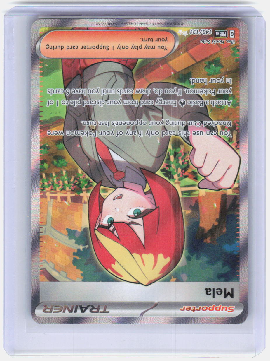 Mela Holo Ultra Rare SV: Prismatic Evolutions 140/131 NM