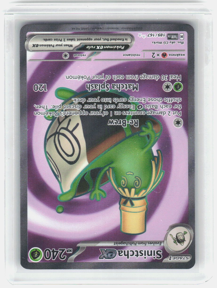 Sinistcha ex Holo Ultra Rare SV06: Twilight Masquerade 189/167 NM