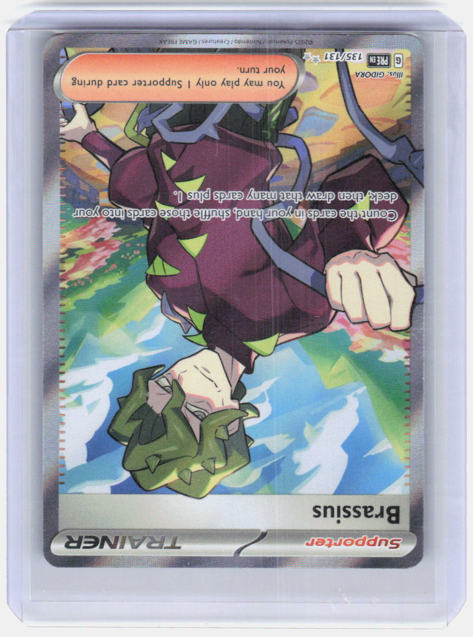 Brassius Holo Ultra Rare SV: Prismatic Evolutions 135/131 NM