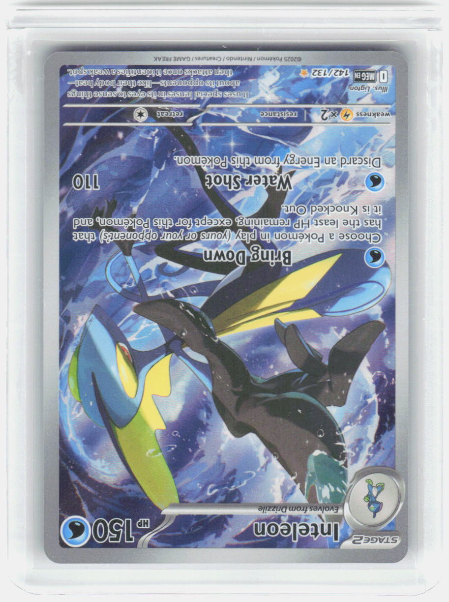 Inteleon Holo Illustration Rare ME01: Mega Evolution 142/132 NM
