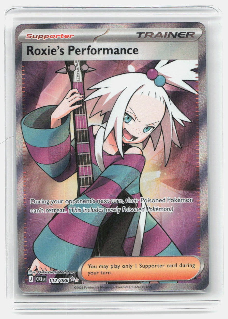 Roxie's Performance - Holo Ultra Rare ME04: Chaos Rising 112/086 NM