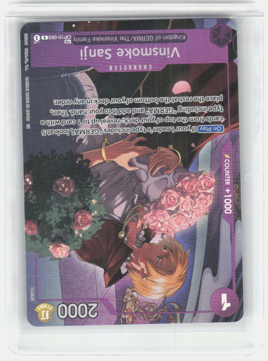 Vinsmoke Sanji (TR) Foil TR Legacy of the Master OP10-063 NM