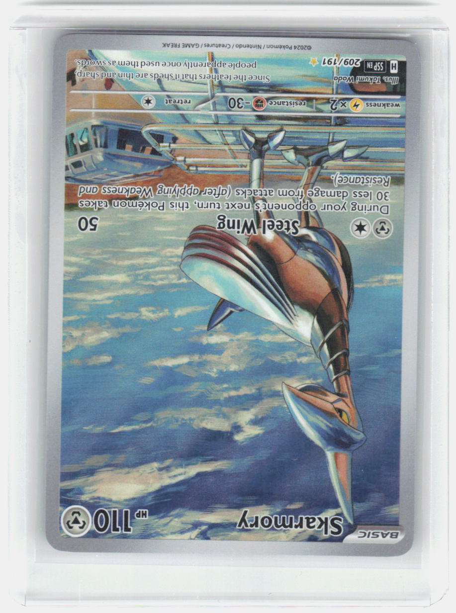 Skarmory Holo Illustration Rare SV08: Surging Sparks 209/191 NM