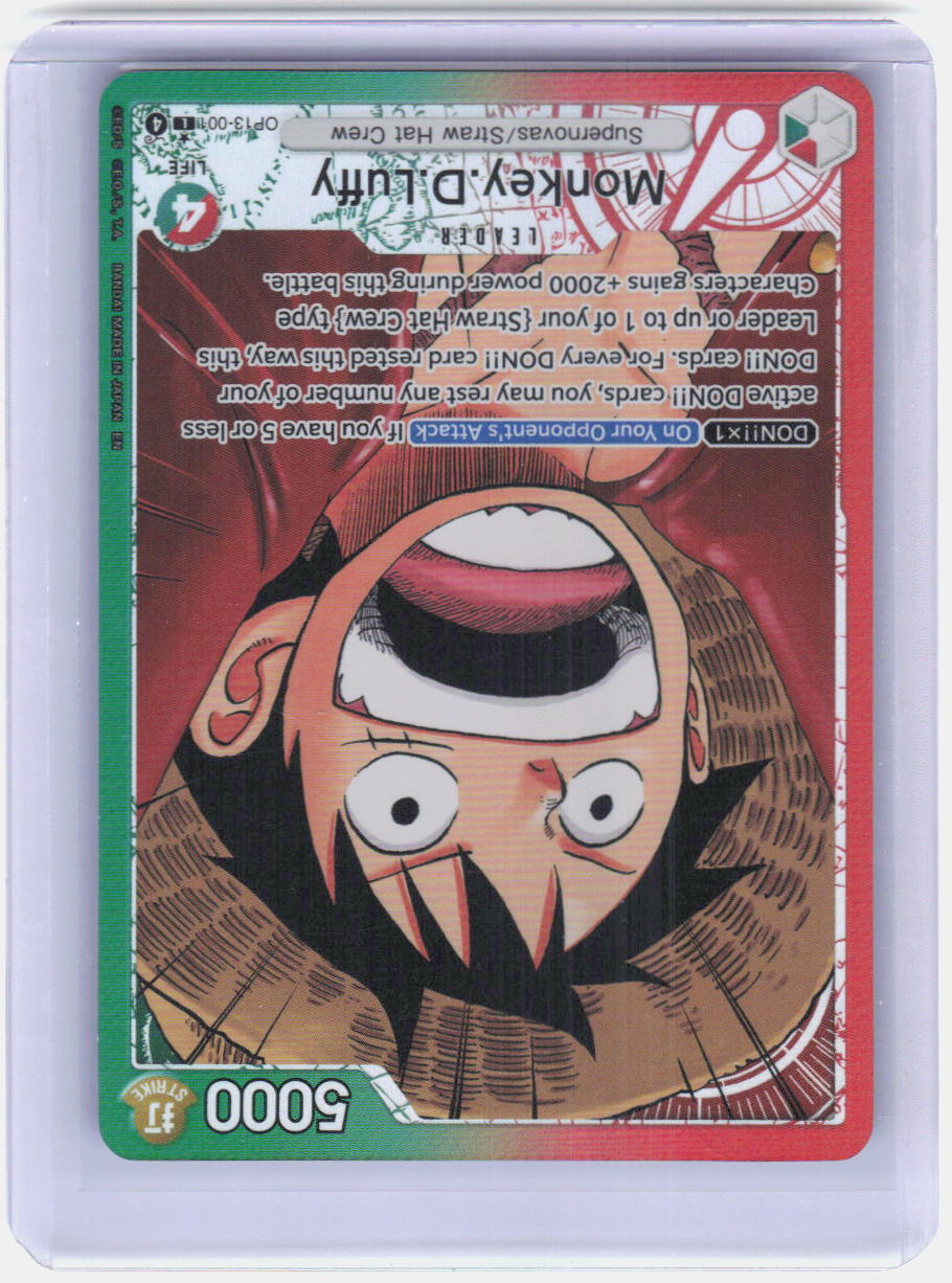 Monkey.D.Luffy (001) (Alternate Art) Foil L Carrying On His Will OP13-001 NM
