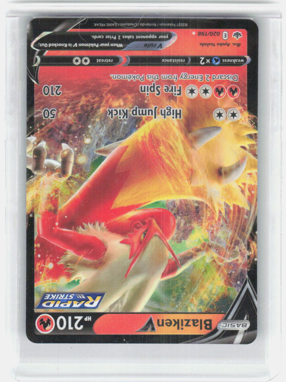 Blaziken V Holo Ultra Rare SWSH06: Chilling Reign 020/198 NM