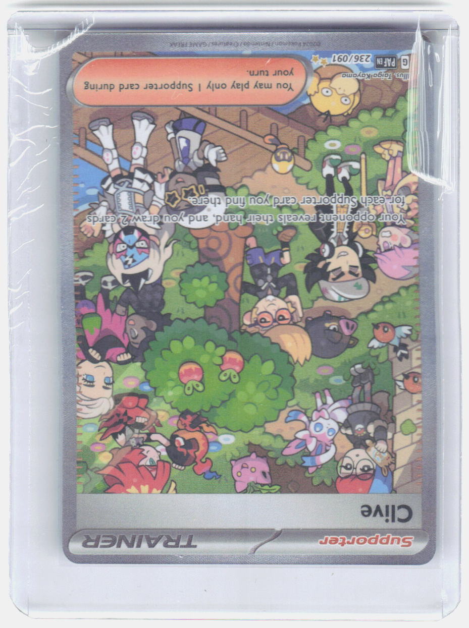 Clive Holo Special Illustration Rare SV: Paldean Fates 236/091 NM