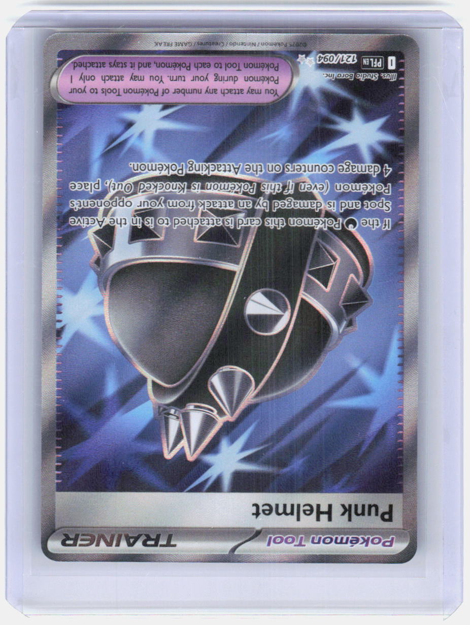 Punk Helmet Holo Ultra Rare ME02: Phantasmal Flames 121/094 NM
