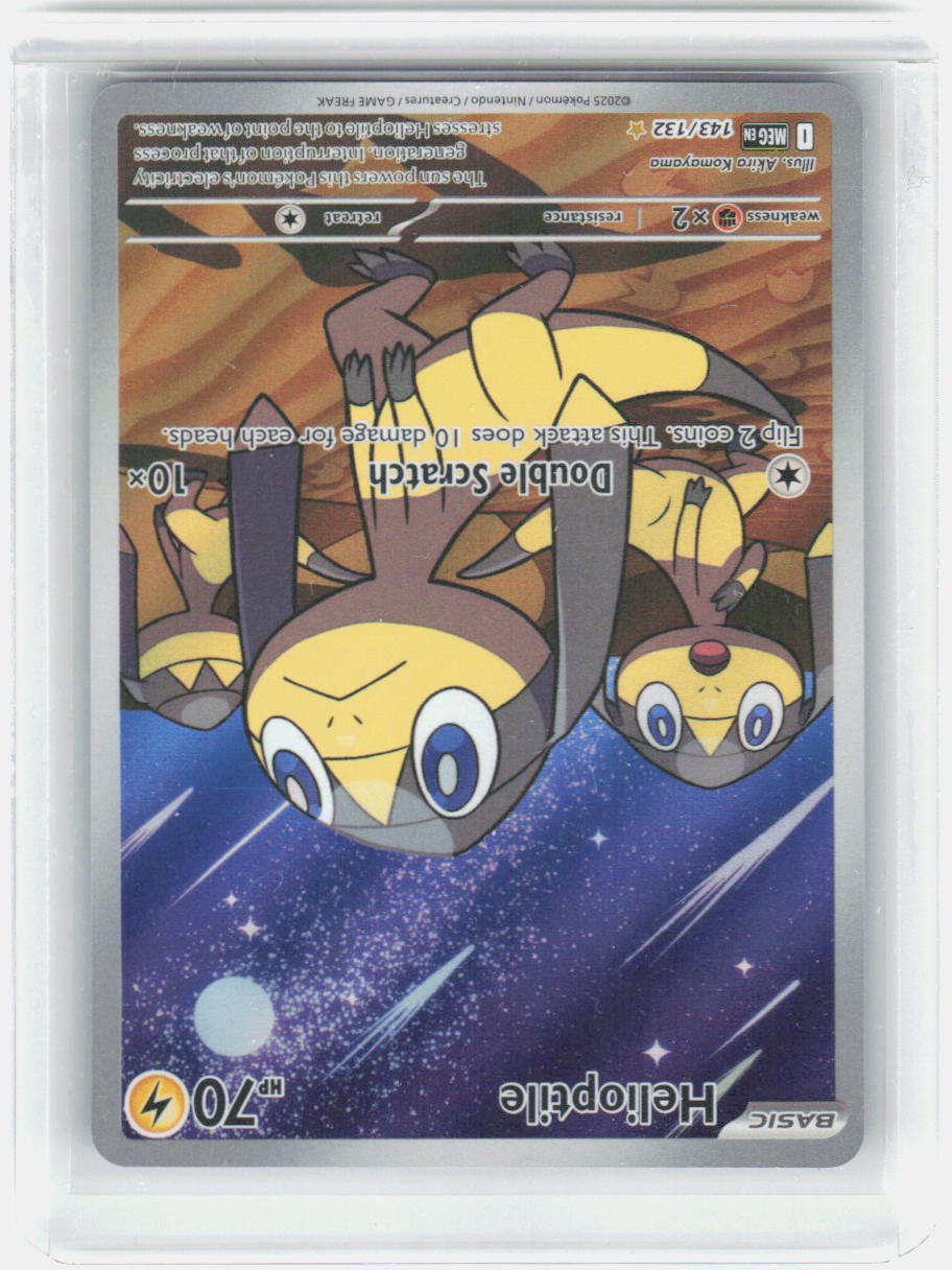 Helioptile Holo Illustration Rare ME01: Mega Evolution 143/132 NM