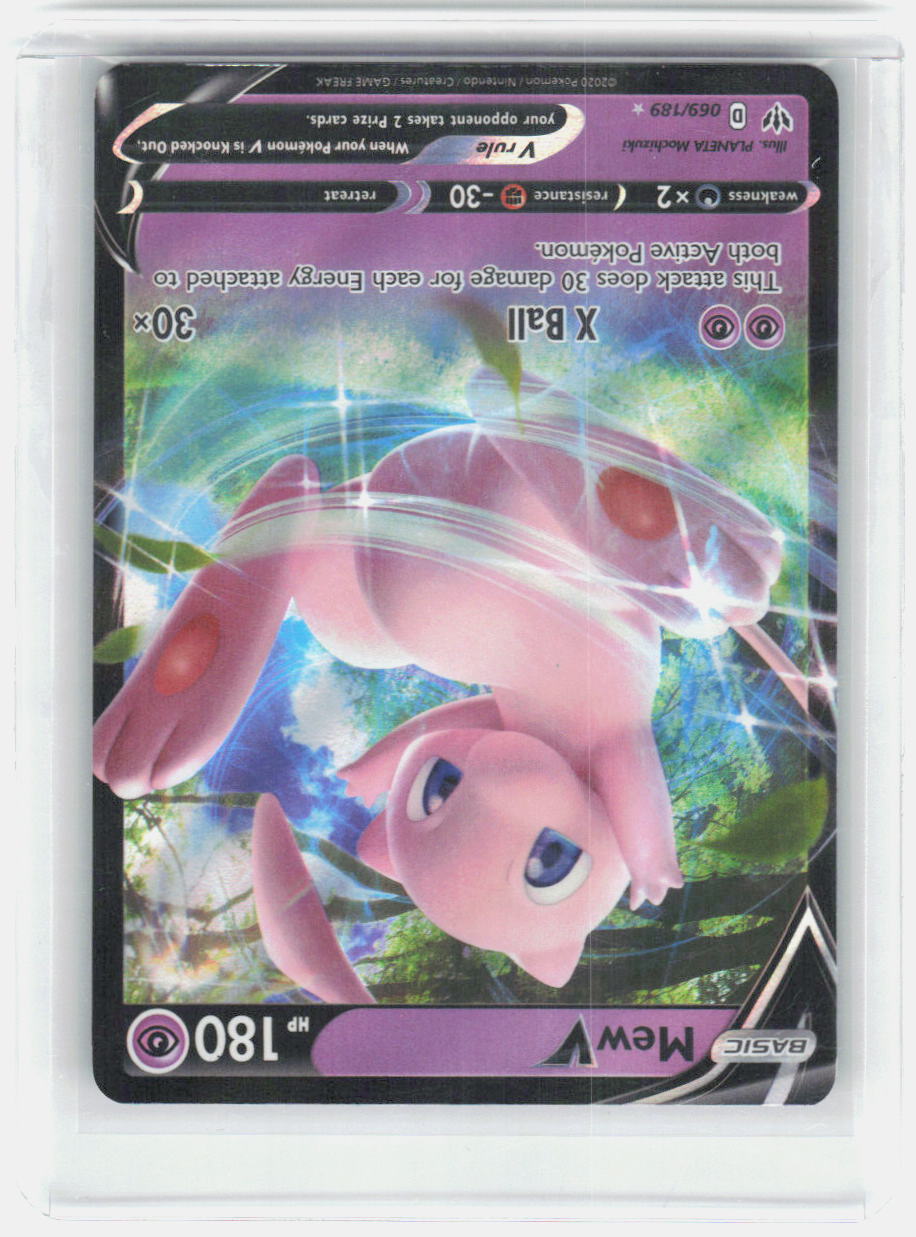 Mew V Holo Ultra Rare SWSH03: Darkness Ablaze 069/189 NM