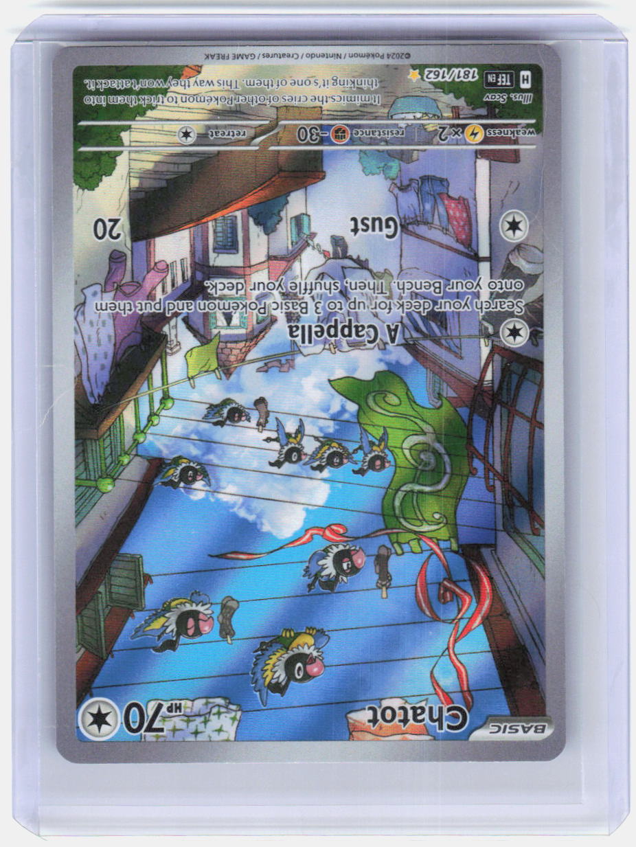 Chatot Holo Illustration Rare SV05: Temporal Forces 181/162 NM