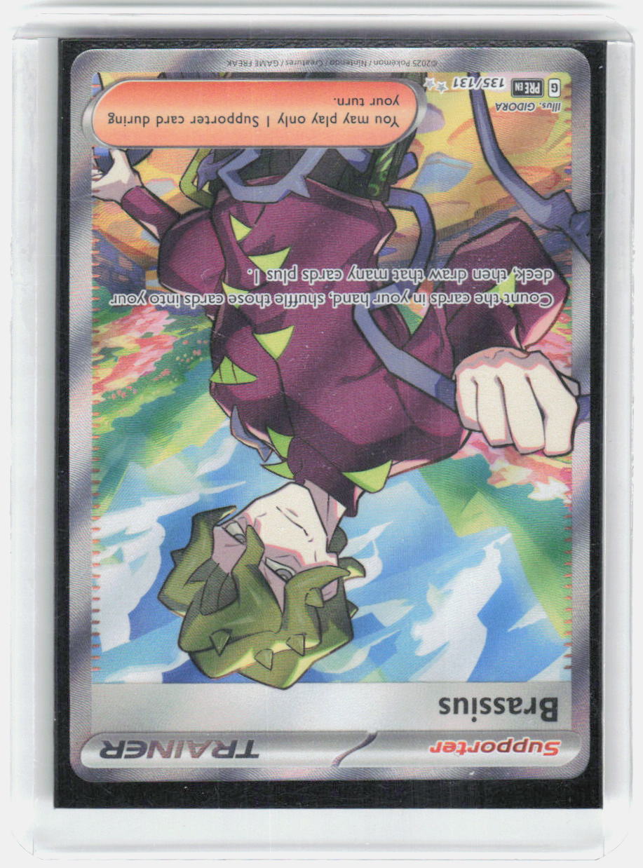Brassius Holo Ultra Rare SV: Prismatic Evolutions 135/131 NM