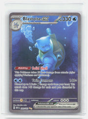 Blastoise ex Holo Special Illustration Rare SV: Scarlet & Violet 151 200/165 NM