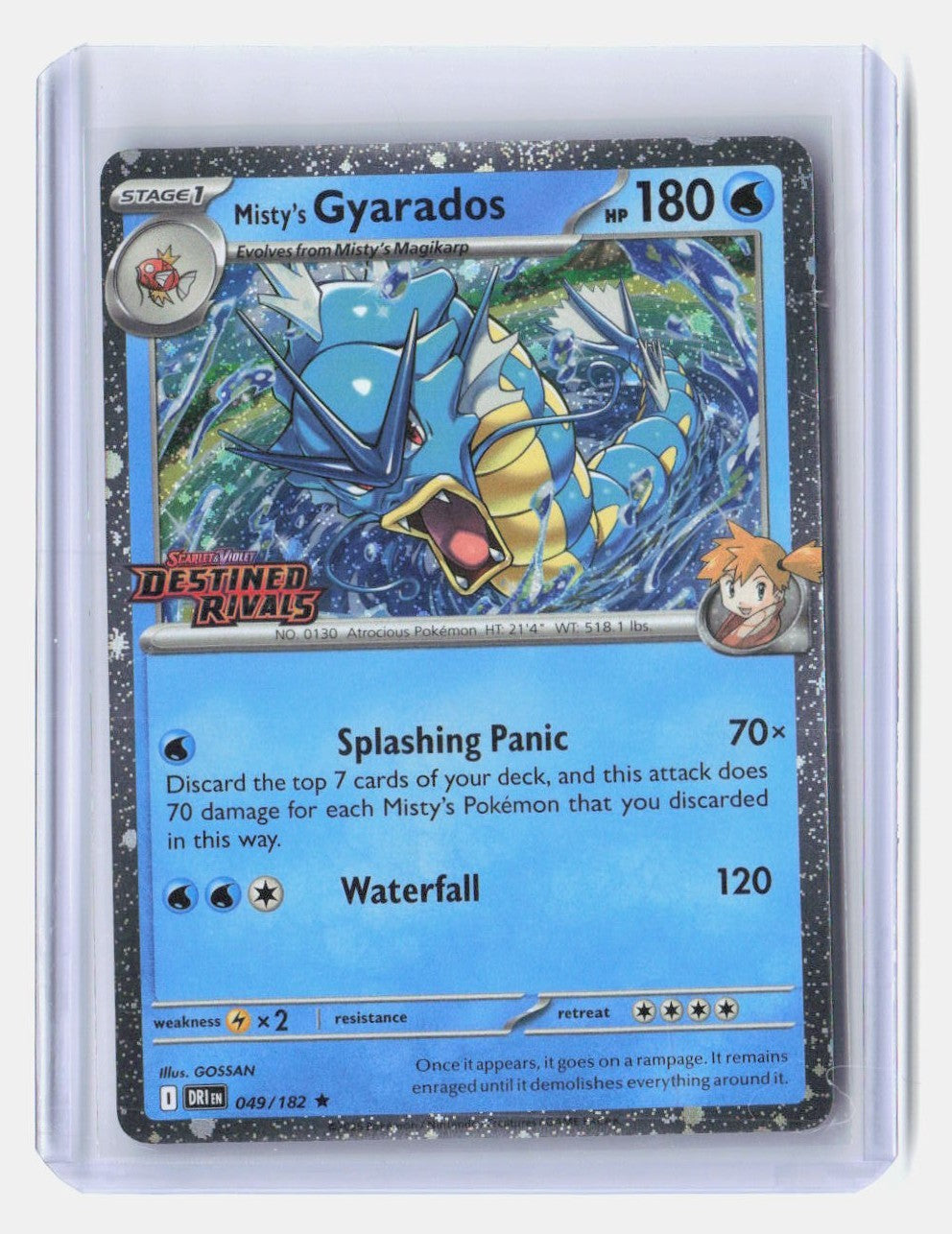 Misty's Gyarados (Prerelease) Holo Rare Miscellaneous Cards & Products 049/182 NM