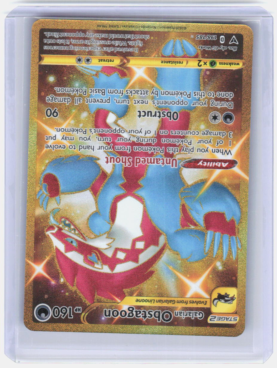 Galarian Obstagoon (Secret) Holo Secret Rare SWSH04: Vivid Voltage 198/185 NM