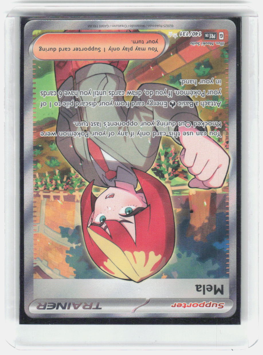 Mela Holo Ultra Rare SV: Prismatic Evolutions 140/131 NM