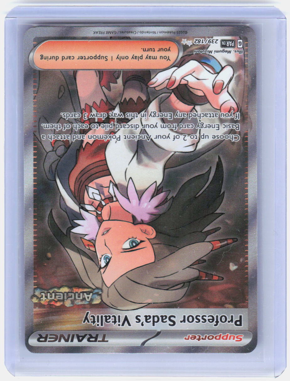 Professor Sada's Vitality Holo Ultra Rare SV04: Paradox Rift 239/182 NM