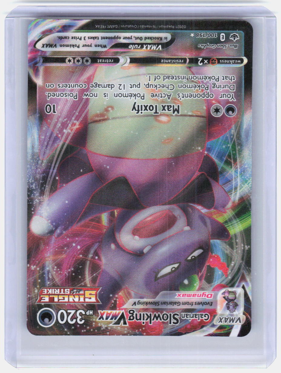 Galarian Slowking VMAX Holo Ultra Rare SWSH06: Chilling Reign 100/198 NM