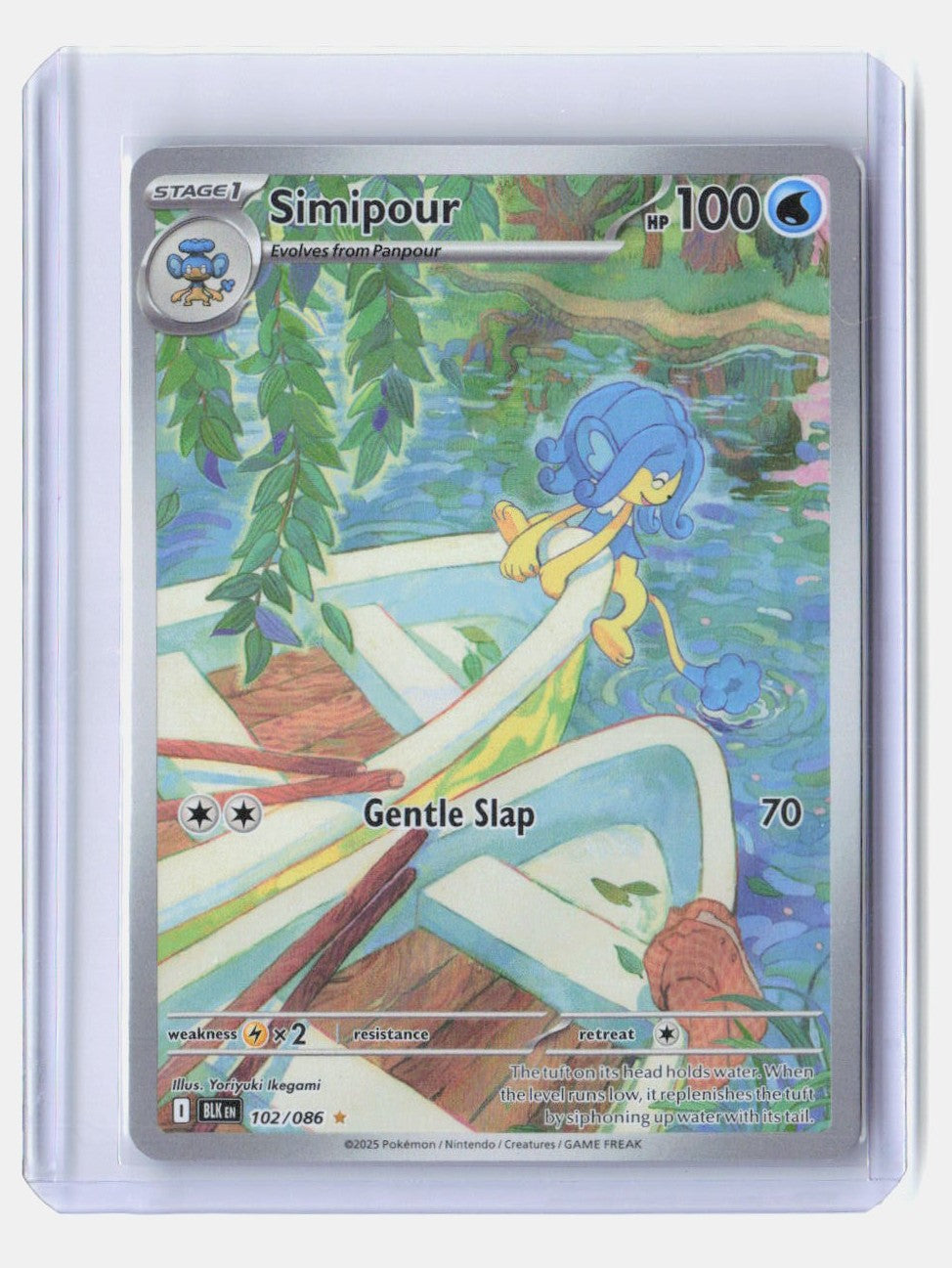 Simipour Holo Illustration Rare SV: Black Bolt 102/086 NM