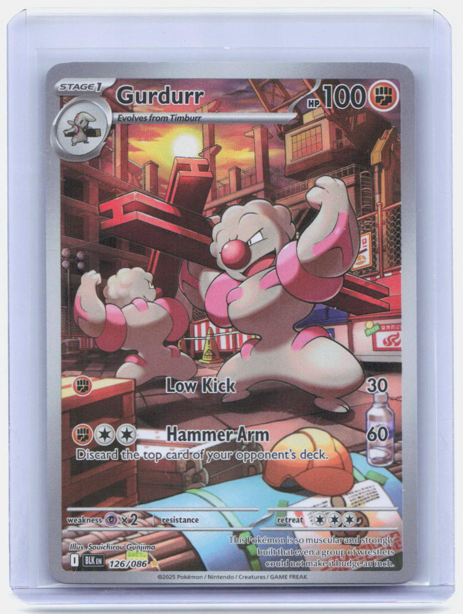 Gurdurr Holo Illustration Rare SV: Black Bolt 126/086 NM