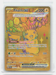 Pikachu ex - Holo Hyper Rare SV08: Surging Sparks 247/191 NM