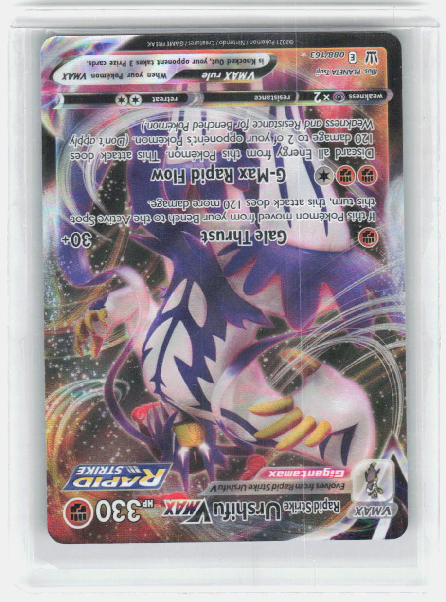 Rapid Strike Urshifu VMAX Holo Ultra Rare SWSH05: Battle Styles 088/163 NM