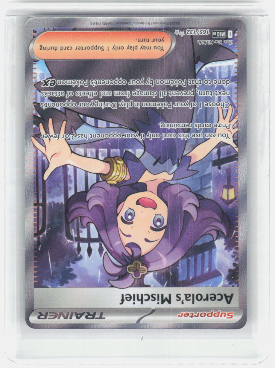 Acerola's Mischief Holo Ultra Rare ME01: Mega Evolution 165/132 NM