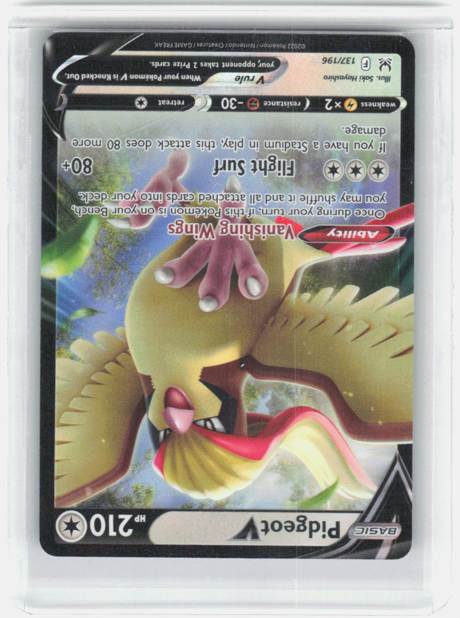 Pidgeot V Holo Ultra Rare SWSH11: Lost Origin 137/196 NM