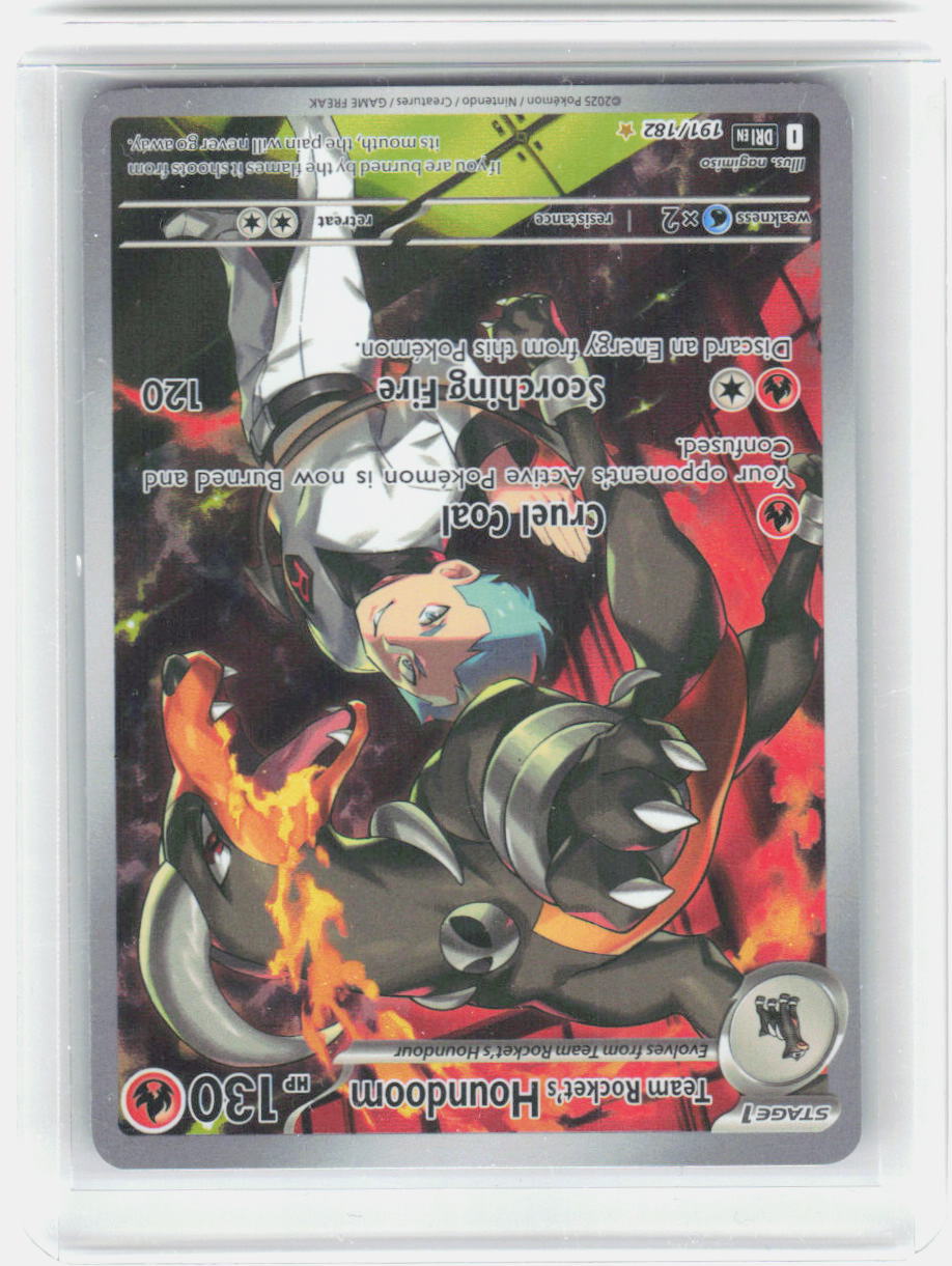 Team Rocket's Houndoom Holo Illustration Rare SV10: Destined Rivals 191/182 NM