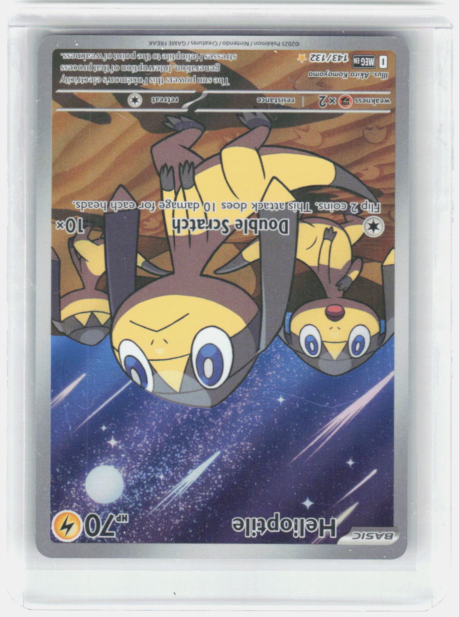 Helioptile Holo Illustration Rare ME01: Mega Evolution 143/132 NM