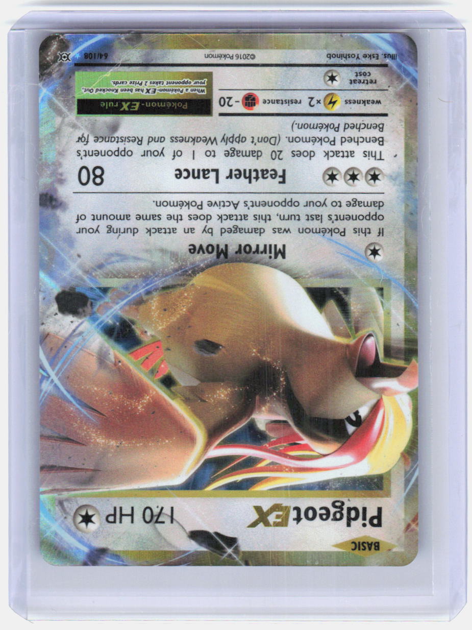 Pidgeot EX Holo Ultra Rare XY - Evolutions 64/108 NM