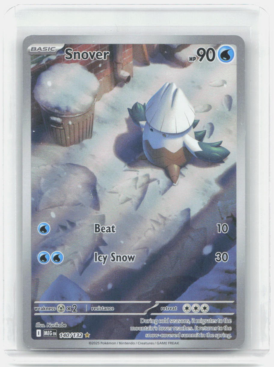 Snover - Holo Illustration Rare ME01: Mega Evolution 140/132 NM