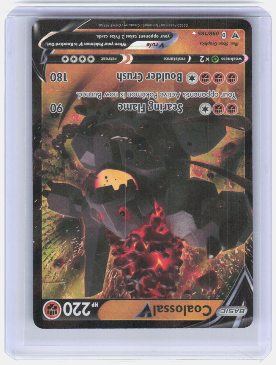 Coalossal V Holo Ultra Rare SWSH04: Vivid Voltage 098/185 NM