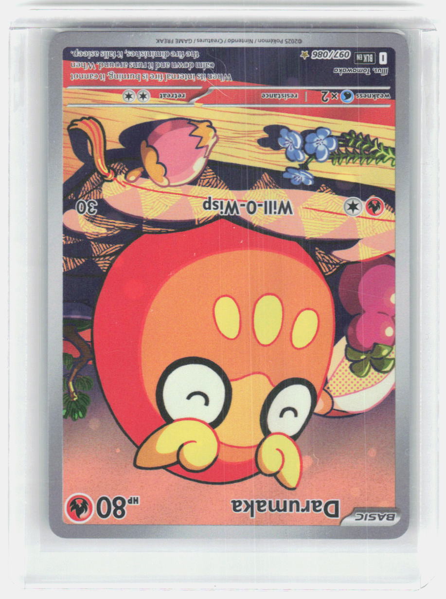 Darumaka Holo Illustration Rare SV: Black Bolt 097/086 NM