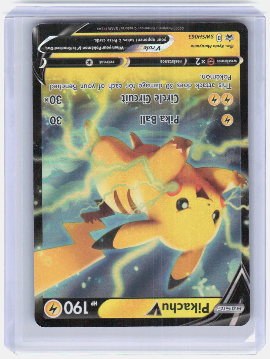 Pikachu V - Holo Promo SWSH: Sword & Shield Promo Cards SWSH063 NM