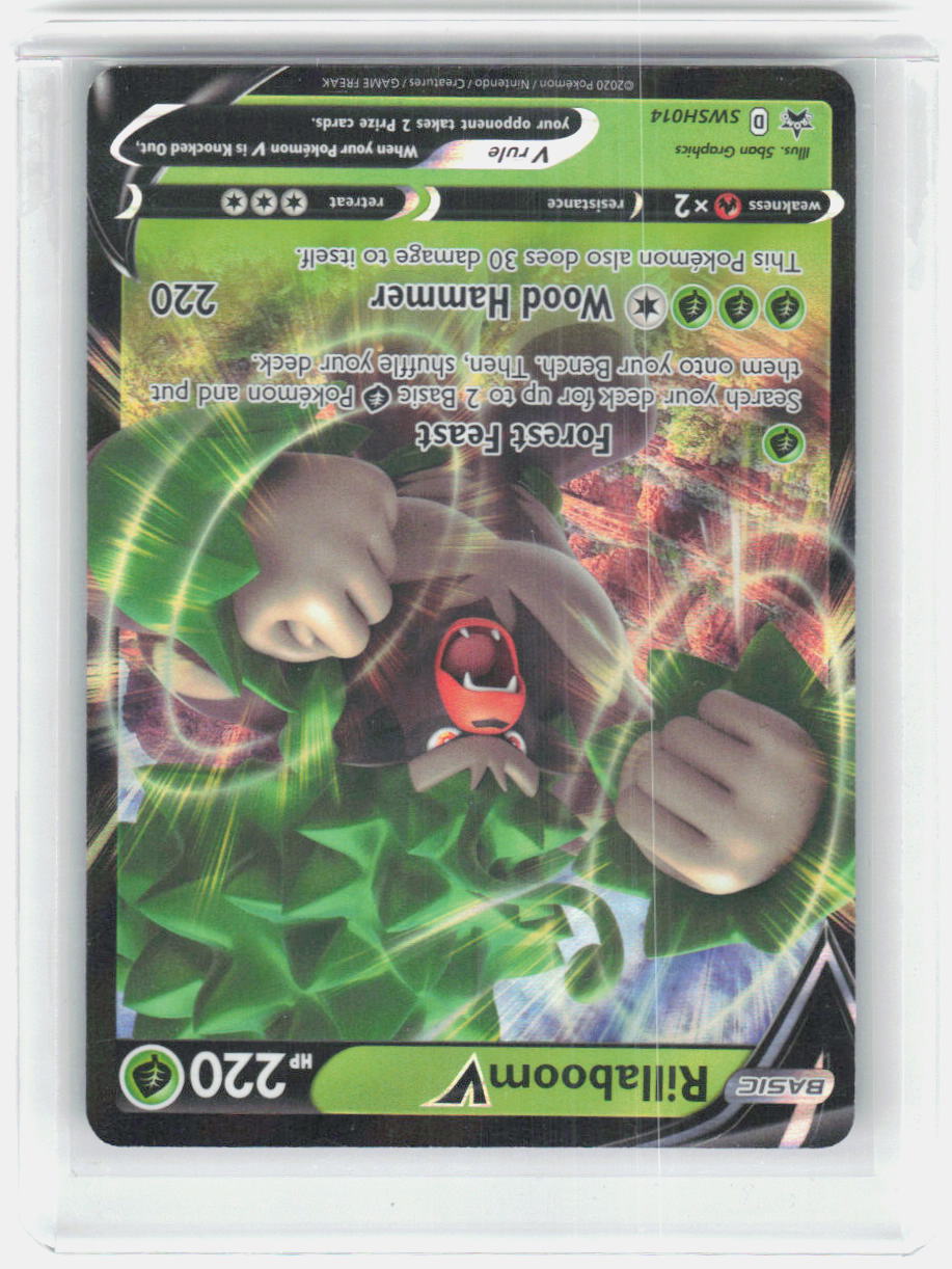 Rillaboom V Holo Promo SWSH: Sword & Shield Promo Cards SWSH014 NM