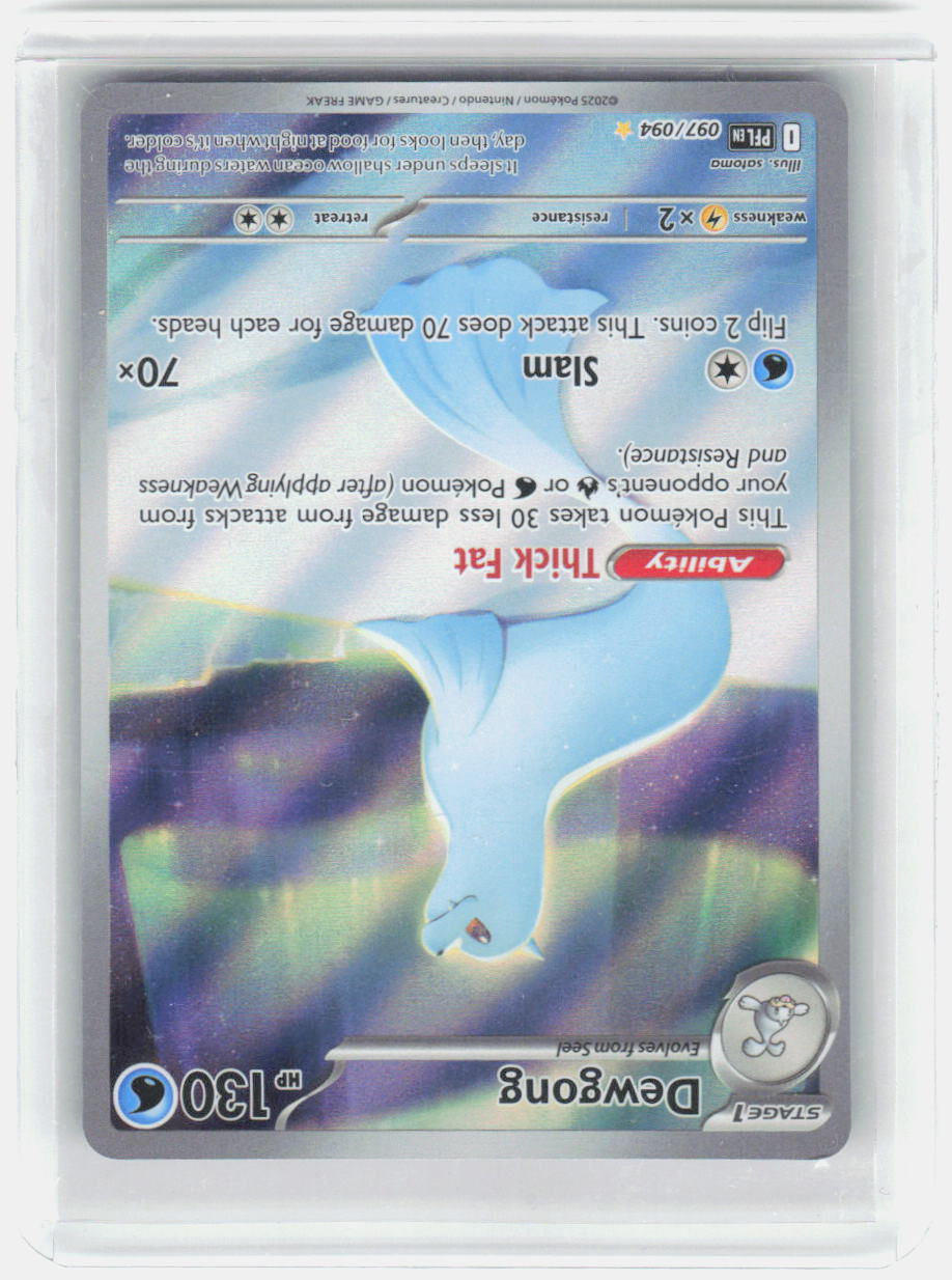Dewgong Holo Illustration Rare ME02: Phantasmal Flames 097/094 NM