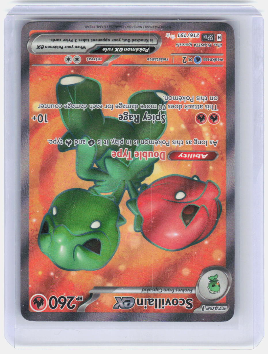 Scovillain ex Holo Ultra Rare SV08: Surging Sparks 216/191 NM