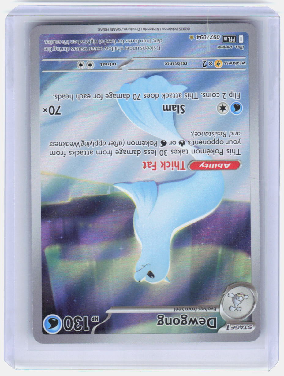 Dewgong Holo Illustration Rare ME02: Phantasmal Flames 097/094 NM