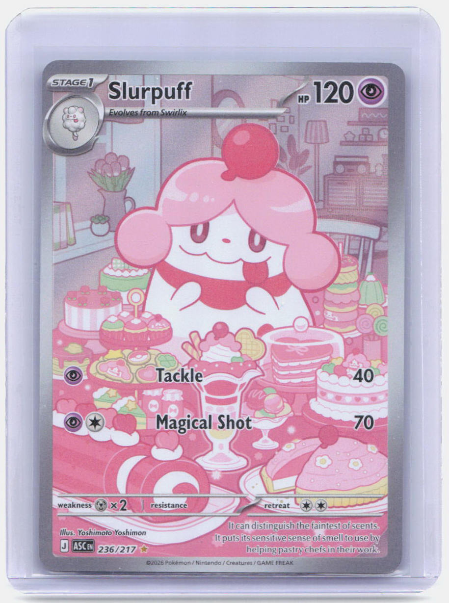 Slurpuff Holo Illustration Rare ME: Ascended Heroes 236/217 NM