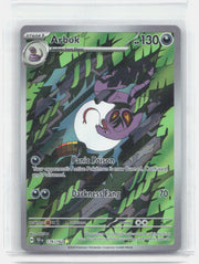 Arbok Holo Illustration Rare SV05: Temporal Forces 176/162 NM