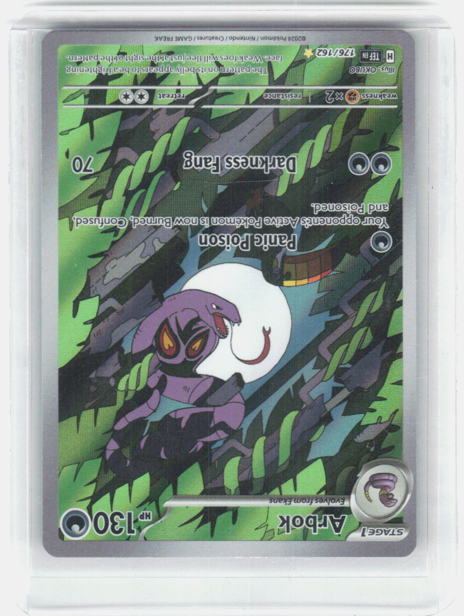 Arbok Holo Illustration Rare SV05: Temporal Forces 176/162 NM