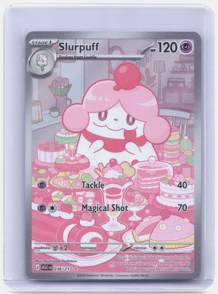 Slurpuff Holo Illustration Rare ME: Ascended Heroes 236/217 NM
