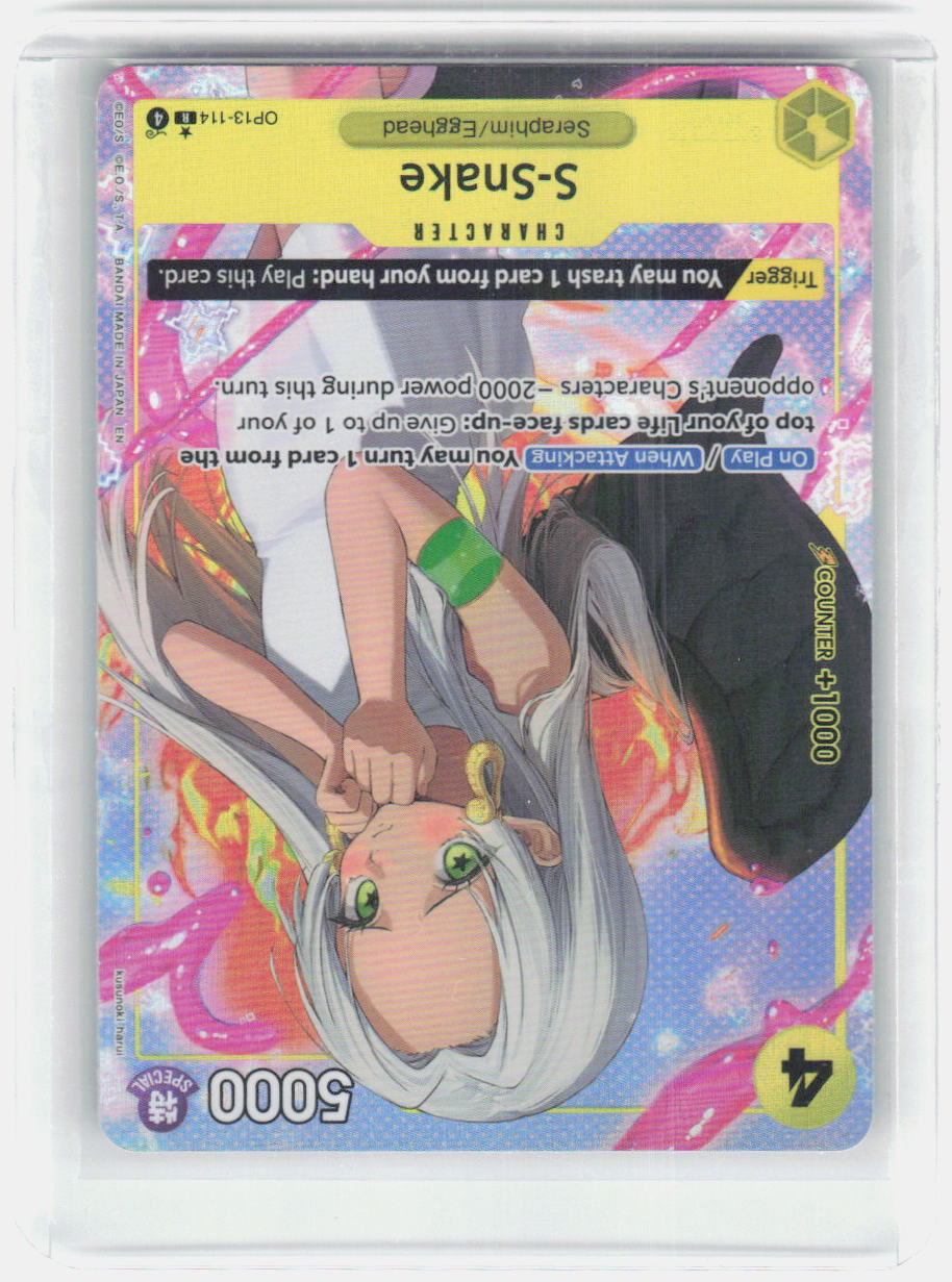 S-Snake (Alternate Art) Foil R Carrying On His Will OP13-114 NM