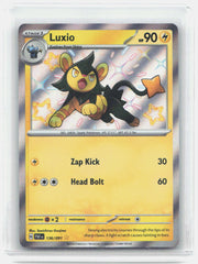 Luxio Holo Shiny Rare SV: Paldean Fates 136/091 NM