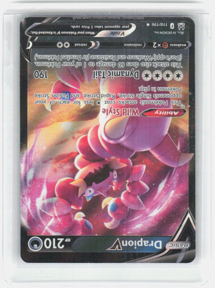 Drapion V Holo Ultra Rare SWSH11: Lost Origin 118/196 NM