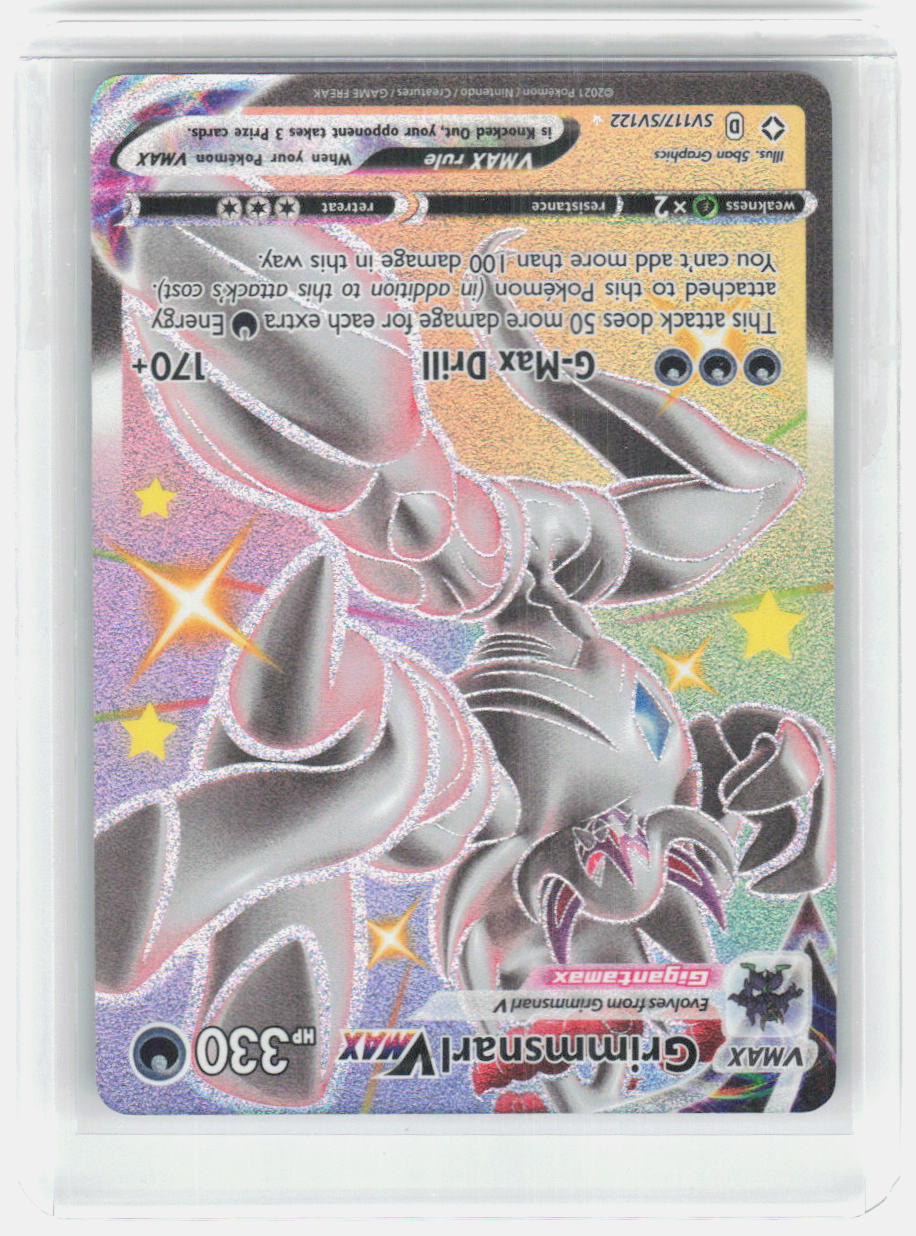 Grimmsnarl VMAX Holo Shiny Holo Rare Shining Fates: Shiny Vault SV117/SV122 NM